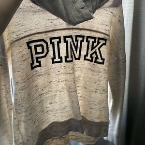 PINK mock neck pullover